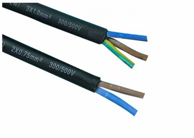 Изолированный кабель YZW 300/500V 1.5mm до 400mm гибкого медного проводника резиновый 0