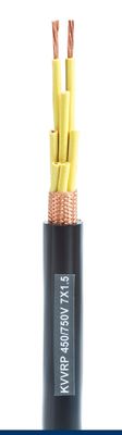 Copper Braided Electrical Control Cable , XLPE 20mm2 Shielded Electrical Wire