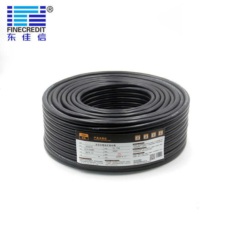 UL 2464 PVC Insulated Flexible Control Cable  12/19/24 Core Electrical Cable Sizes Mm2
