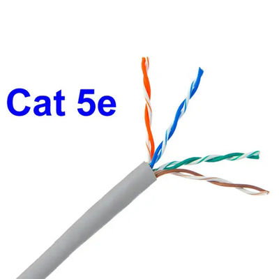 Хорошая цена Обнаженный твердый кабель 0.5mm меди 23AWG UTP Cat5 для радиосвязи онлайн